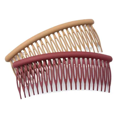 Black 21-Tooth Hair Comb for Women's Bangs