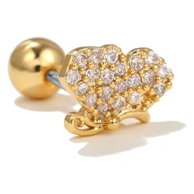 Zircon Heart Shaped Sleep-Free Earrings for Women