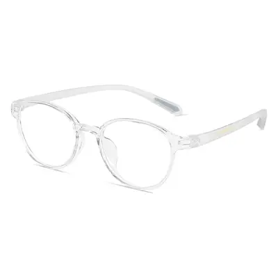 Transparent Round Frame Glasses for Teenagers with Prescription Lens Fit