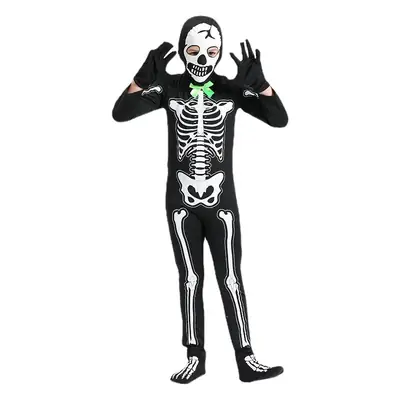 Halloween Skeleton Dance Suit Kids Horror Costume