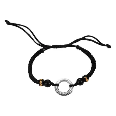Xiangyun Silver Buckle Bracelet Men Women Adjustable Ethnic