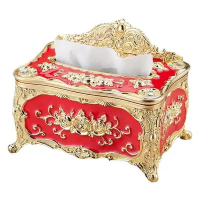 Luxury Gold Acrylic Tissue Box for Home Decor