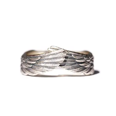 Angel Copper Silver Plated Couples Ring Gift Set