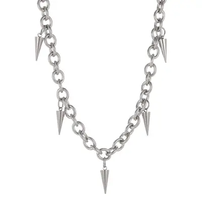 Men's Titanium Steel Tassel Necklace Punk Hip-hop Luxury Collar