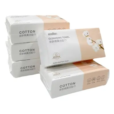 Cotton Facial Cleansing Towel Enlarged Thickened Wet Dry Use