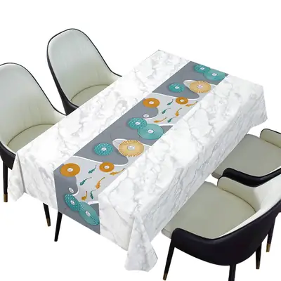 New Style Waterproof Oil-Proof Tablecloth for Dining Set