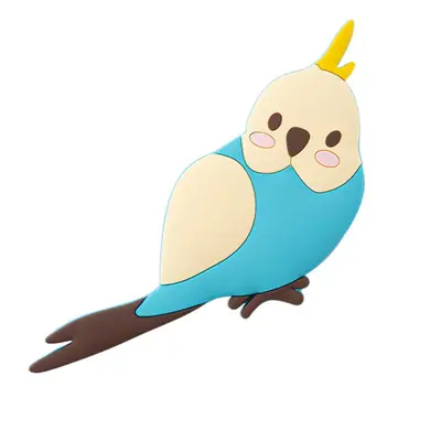 Cartoon Parrot Magnetic Hook Sticker for Home Decor
