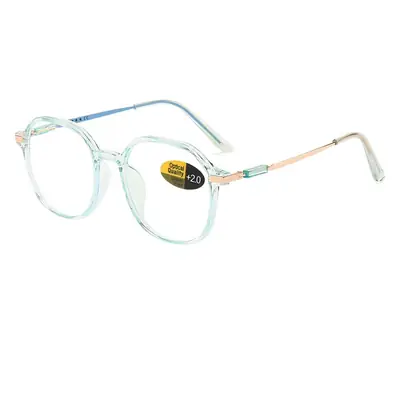 Anti-Blue Light Reading Glasses for Men Women Clear C2 Frame