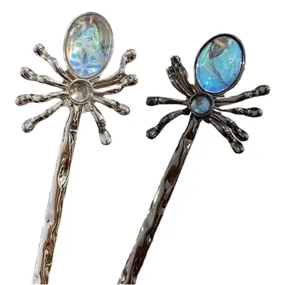 Spider Moonstone Hairpin for Women Cool New Design