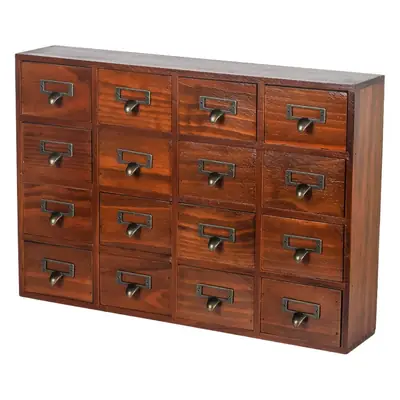 Large Wooden Multi-Layer Desk Storage Cabinet 28x50cm