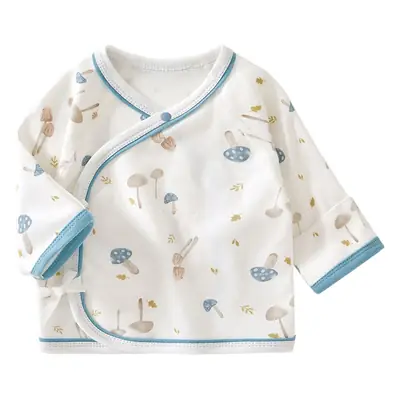 Newborn Half-back Boneless Sleeves Long-sleeve Top Baby Cotton