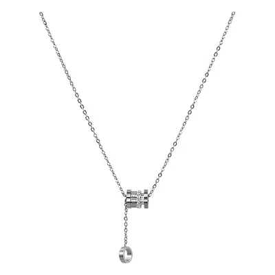 Small Waist Titanium Steel Clavicle Necklace for Women