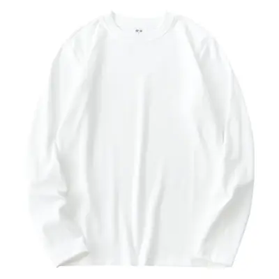 German Velvet Long Sleeve T-Shirt Beige