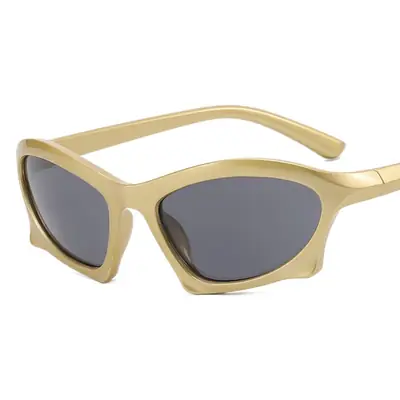 Irregular Black Sunglasses for Outdoor Sports 2022