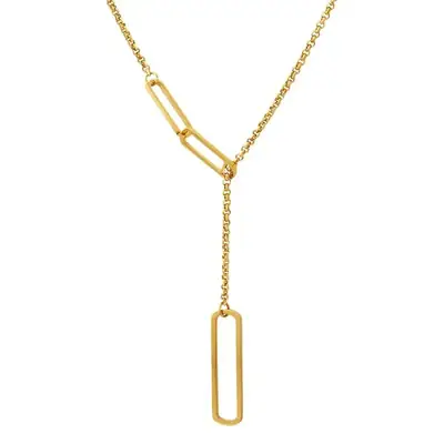 Gold Plated Women's Tassel Necklace for Winter Autumn