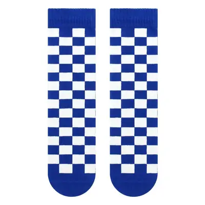 24 Spring New Kids Socks Mid-Tube Checkerboard Diamond