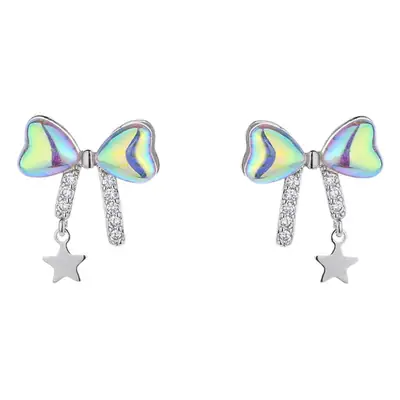 Ning Elegant Super Fairy Zircon Star Earrings