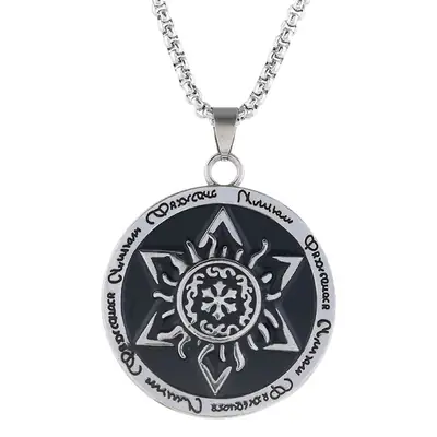 Gao Hua 6-Pont Star Necklace for Men Women