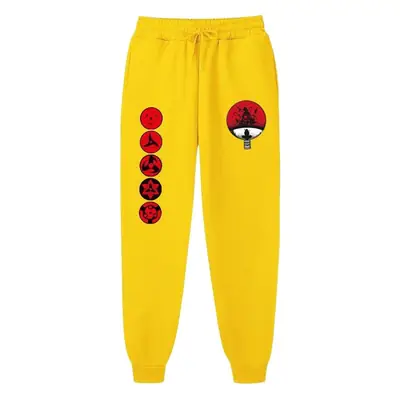 Naruto Men Velvet Pants with Eye Logo