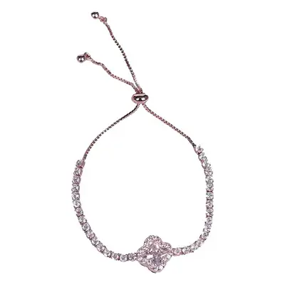 Women's Clover Super Flash Zircon Bracelet