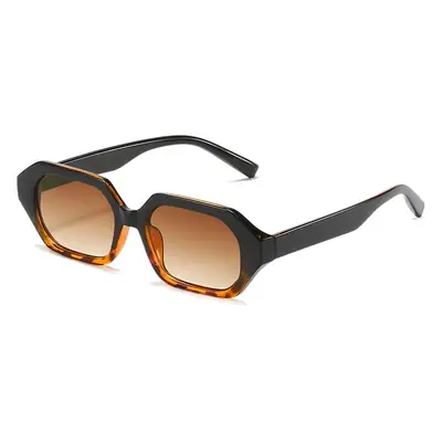 Rose Gold UV-Protecting Hip-Hop Sunglasses