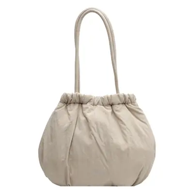 Women's Quilted Shaggy Shoulder Bag Large Capacity