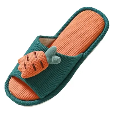 Children's Linen Slippers Family Style Autumn and Winter Cotton and Linen Four-Season Wear Indoor Home Non-Slip Slippers for Women