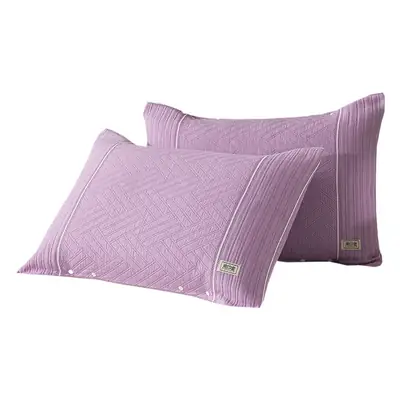 Cotton Pillow Cover Non-Slip Buckle Fixed Pink