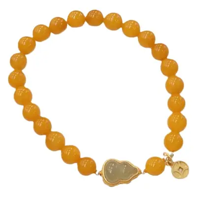 New Style Yellow Jade Gourd Bracelet for Girls