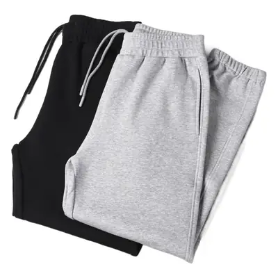 Men's Oxygen Cotton Casual Shorts Black Grey 380g