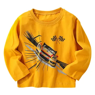 New Kids T-Shirt Grey Long Sleeve Cartoon Print