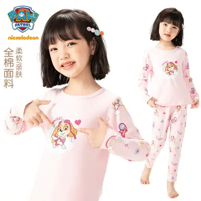 Paw Patrol Pure Cotton Thermal Pajamas Set for Girls