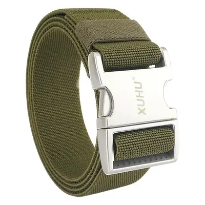 Men's Tactical Nylon Belt with Aluminum Buckle Beige