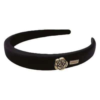 White Gold Cross Hair Band for Women's Fashion
