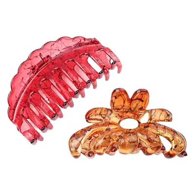 Insulated Hair Clips Multi-Color Wire Drawn Women's Hair Clips