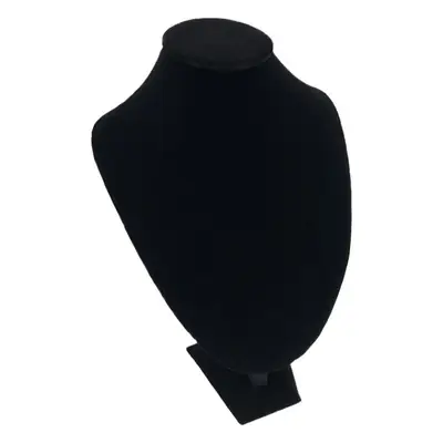 Black Suede Neck Display Stand 16x15cm