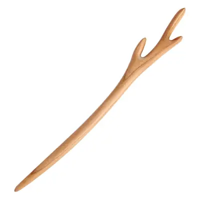 Peach Wood Hairpin for Women Antique High-End Accessories