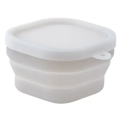 Silicone Foldable Baby Food Box with Lid