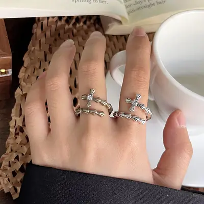 925 Sterling Silver Rings for Men - Faded Color-Free & Customizable
