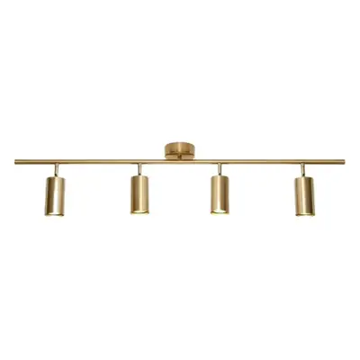 Golden Multi-Head Wall Lamp for Modern Bar Room