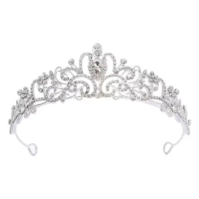 Golden Crystal Crown for Bride & Child 15.3cm