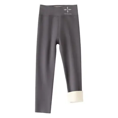 Girls Fleece Lined Leggings Black Warm Pants