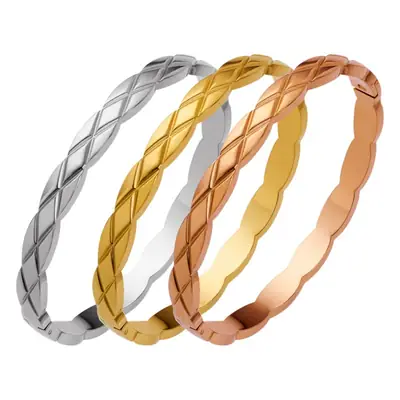 Gold Rhombus Diamond Women's Bracelet