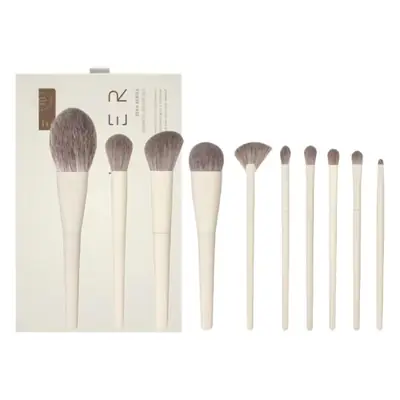 Cangzhou 10-Pc Zero Makeup Brush Set with Soft Blush