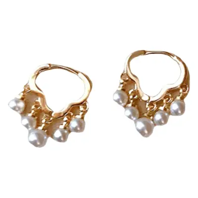 2022 Cloud Tassel Pearl Earrings for Women