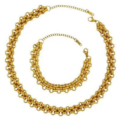18K Gold Plated European Style Choker Bracelet