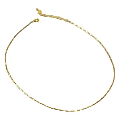 French Niche Brass Gold Plated Thin Belt Chain