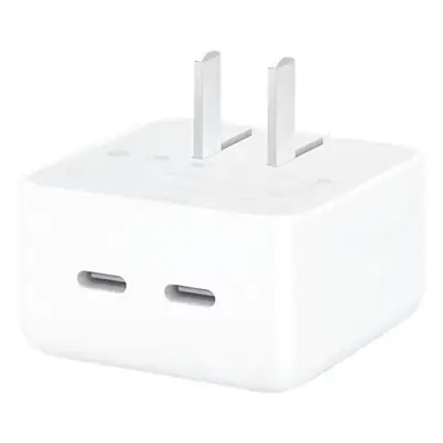 New PD40W dual C charger for Apple mobile phone tablet charging head PD35W US standard dual port fast charging head