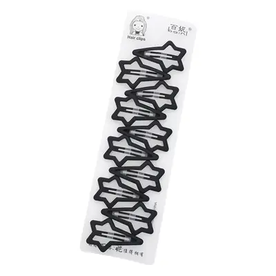 Girls Black Hair Clip for Front & Back Use