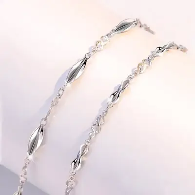 S925 Sterling Silver Star and Moon Couple Bracelet for Women, High-End, Versatile Wrist Jewelry, Hand Jewelry, Sterling Silver Bracelet Wholesale